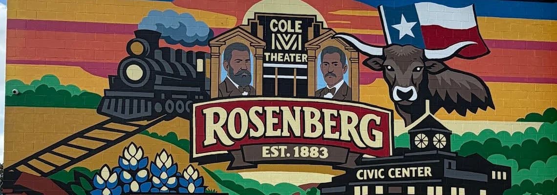 Rosenberg, Texas mural